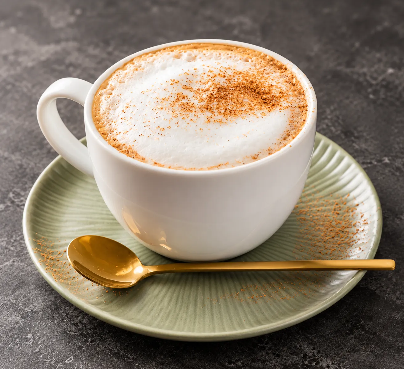 Cappuccino from the espresso bar at Castelli Mercato Italian cafe, Ancaster, Hamilton